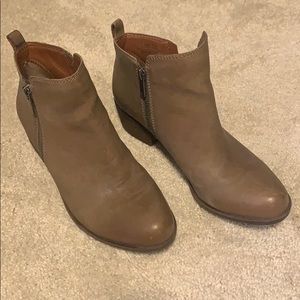 Lucky Brand Basel leather Flat Bootie